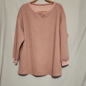 SHEIN Oversized Mauve Sweatshirt